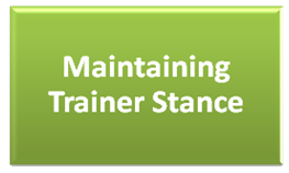 Maintaining Trainer Stance